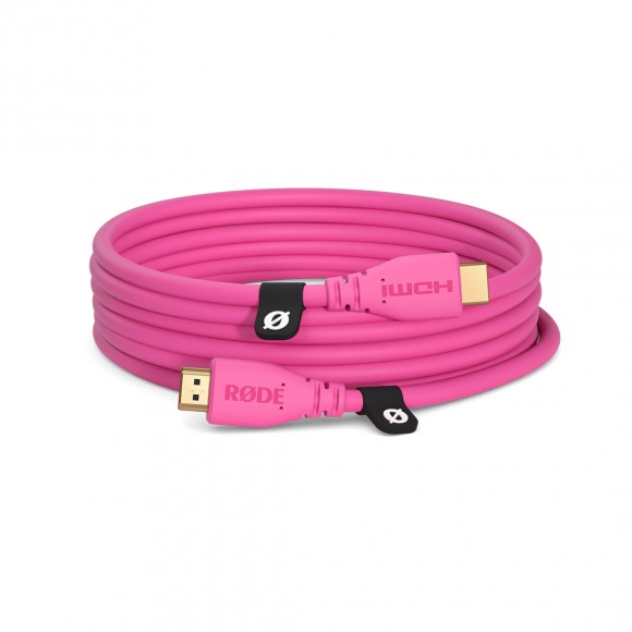 RØDE Premium HDMI Cable 3m - Pink